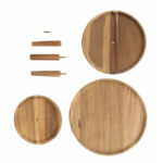 Olympia Akazie 3-stufiger Stand 305(Ø) x 395(H)mm – Bild 8