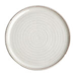 Olympia Canvas runder Teller mit schmalem Rand weiß 26,5cm (6 Stück) – Bild 5