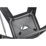 Bolero Bistro Stahlhocker Gun Metal Grey (4 Stück) – Bild 7