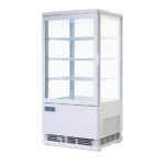 Polar C-Series Energiesparender Kühlschrank mit Gebogener Tür Weiß 86Ltr – Bild 2