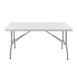 Bolero rechteckiger Klapptisch weiß 152cm – Bild 3