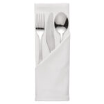 Mitre Essentials Occasions Servietten weiß 51cm (10 Stück)