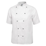 Whites Chicago Kochjacke kurze Ärmel weiß M – Bild 7
