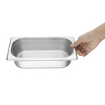 Vogue GN-Behälter Edelstahl 6,5cm GN1/4 – Bild 5
