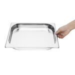 Vogue GN-Behälter Edelstahl 4cm GN2/3 – Bild 5