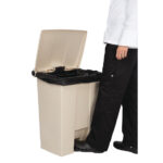 Rubbermaid Step On Pedaleimer beige 68L – Bild 2