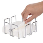 Olympia Cocktail-Serviettenhalter mit Gewicht 14 x 14cm – Bild 4