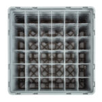Cambro Gläserspülkorb beige mit 36 Fächern max Glashöhe 25,7cm – Bild 4