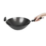 Antihaftbeschichteter Wok mit flachem Boden 35,5cm – Bild 7