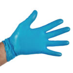 Hygiplas Vinylhandschuhe Blau puderfrei XL (100 Stück) – Bild 7