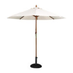 Bolero runder Sonnenschirm creme 2,5m