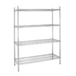 Vogue 4 Reihen Drahtregal-Kit 1525x460mm – Bild 6