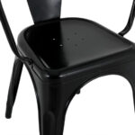 Bolero Bistro Curve Stühle Schwarz (4 Stück) – Bild 5