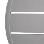 Bolero hellgraue runde Aluminium Tischplatte 580mm – Bild 4
