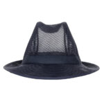 Trilby Hut mit Haarnetz dunkelblau Größe M – Bild 5