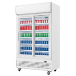 Polar G-Serie Display-Kühlung mit zwei Türen und Schiebetüren des Leuchtkastens 950L – Bild 3