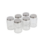 Vogue Glas mit Schraubdeckel 550ml (6 Stück) – Bild 5