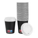 Nisbets Essentials Heiße Becher und Deckel Pack 8oz (350 Stück) – Bild 5