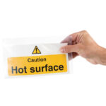 Vogue Warnschild "Caution - Hot surface" Heiße Oberfläche – Bild 4