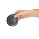Fiesta Recyclable Deckel für 340ml- und 455ml-Heißgetränkebecher schwarz (50 Stück) – Bild 4