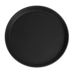 Cambro Camtread rundes rutschfestes Fiberglas Tablett schwarz 28cm
