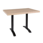 Bolero vorgebohrte rechteckige Tischplatte Antik Natur 1100x700mm – Bild 3