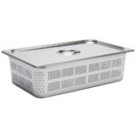 Gastro M Edelstahl GN-Behälter 150mm GN1/1 gelocht – Bild 2