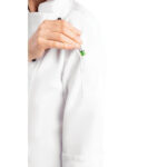 Whites Chicago Kochjacke lange Ärmel weiß M – Bild 8