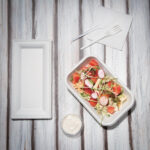 Fiesta Compostable kompostierbare Menüschalen aus Bagasse 68cl (50 Stück) – Bild 3