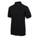 Unisex Poloshirt schwarz L – Bild 9