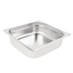 Vogue GN-Behälter Edelstahl 10cm GN2/3 – Bild 3
