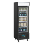Polar G-Serie Standkühlschrank mit Display 218Ltr Schwarz – Bild 6