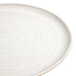 Olympia Canvas runder Teller mit schmalem Rand weiß 26,5cm (6 Stück) – Bild 3