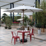 Bolero Runder Sonnenschirm Grau 3 Meter – Bild 6