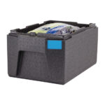 Cambro isolierter Toplader Lebensmitteltransportbehälter 46L mit großen Griffen – Bild 4