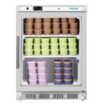 Polar C-Serie Gefrierschrank Untertisch mit Glasfront - Edelstahl – Bild 5