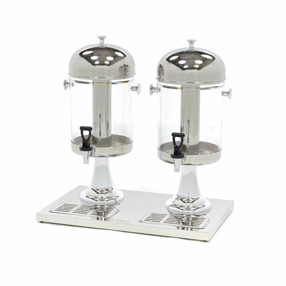 drankendispenser-sapdispenser-2-8l.jpg Maxima Gastro Getränkespender - 2 x 8 l - Zentralkühlrohr - funktioniert ohne Stromversorgung – Bild 1