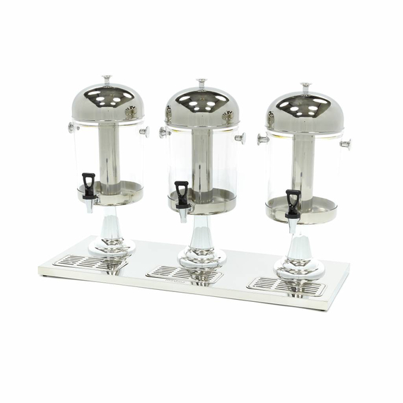drankendispenser-sapdispenser-3-8l.jpg Maxima Gastro Getränkespender - 3 x 8 l - Zentralkühlrohr - funktioniert ohne Stromversorgung – Bild 1