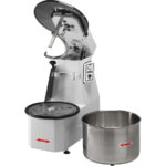 GMG Teigknetmaschine 62 Liter / 50 kg Teig, mit aufklappbarem Rührwerk und abnehmbaren Kessel 400 V