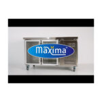 Maxima Gastro Kühltisch - 136 cm - 2 Glastüren – Bild 2