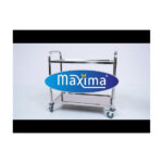 Maxima Gastro Servierwagen Edelstahl - 3 Regale – Bild 6