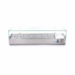 Maxima Gastro Aufsatzkühlvitrine - 160 cm - Passt 7 x 1/3 GN – Bild 2