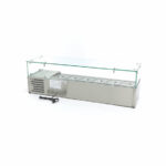 Maxima Gastro Aufsatzkühlvitrine - 140 cm - Passt 6 x 1/3 GN – Bild 4