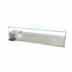 Maxima Gastro Aufsatzkühlvitrine - 180 cm - Passt 8 x 1/3 GN – Bild 4