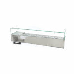 Maxima Gastro Aufsatzkühlvitrine - 160 cm - Passt 7 x 1/3 GN – Bild 4