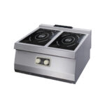 Maxima Gastro Heavy Duty Kochfeld - 2 Brenner - Induktion - Doppeleinheit - 70 cm Tief - Elektrisch