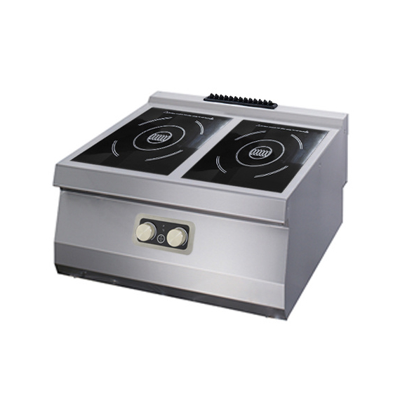 maxima-electric-induction-800.jpg Maxima Gastro Heavy Duty Kochfeld - 2 Brenner - Induktion - Doppeleinheit - 70 cm Tief - Elektrisch – Bild 1