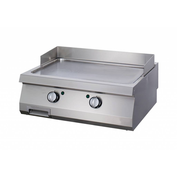 maxima-gas-griddle-800-smooth-61656ecc6756e.jpg Maxima Gastro Heavy Duty Grillplatte - Glatte Chrom - Doppeleinheit - 70 cm Tief - Gas – Bild 1