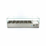 Maxima Gastro Aufsatzkühlvitrine - 140 cm - Passt 6 x 1/3 GN – Bild 6