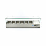 Maxima Gastro Aufsatzkühlvitrine - 150 cm - Passt 6 x 1/3 GN – Bild 6